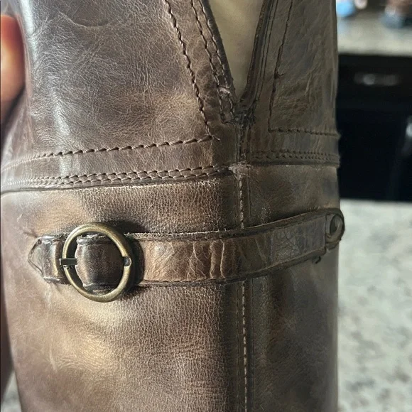 Frye Brown Leather Riding Boots